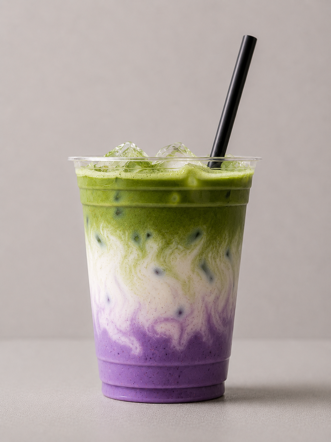 Ube Matcha Latte